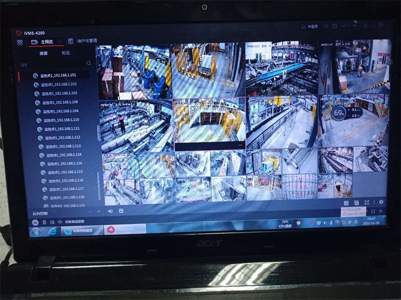 甘肅中糧可口可樂(lè)飲料有限公司門禁、高清視頻監(jiān)控系統(tǒng)安裝項(xiàng)目